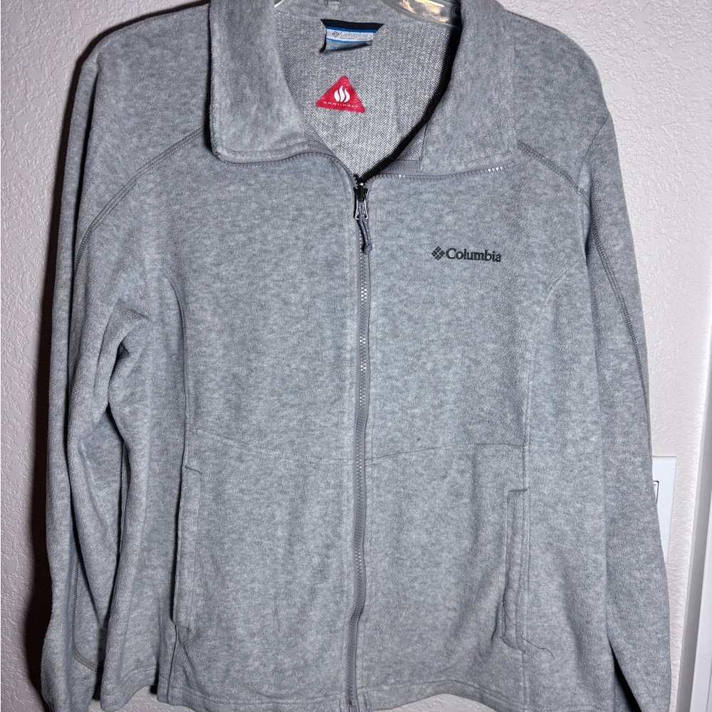 Columbia‎ Heather Gray Interchange Full-Zip Fleece Jacket